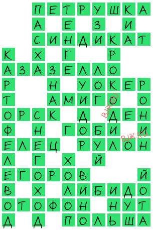 сканворд 18629