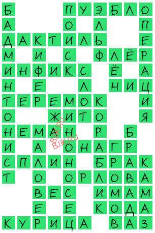 сканворд 18676