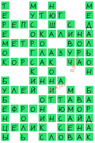 сканворд 18684