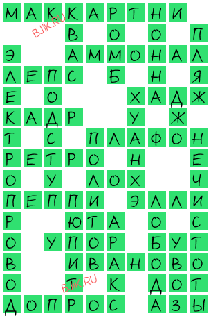 сканворд 18711