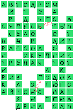 сканворд 18715