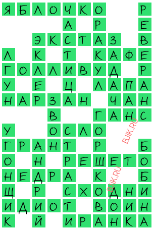 сканворд 18737
