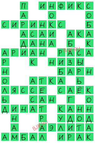 сканворд 18787