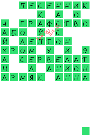 сканворд 18807