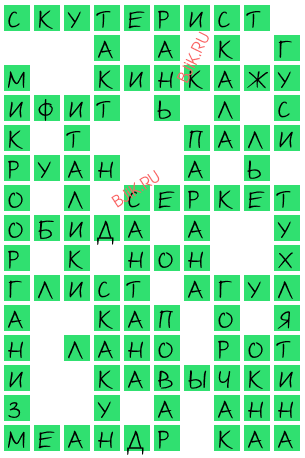 сканворд 18818