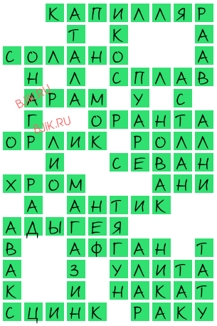 сканворд 18832