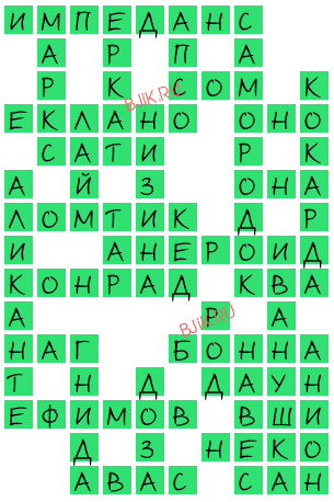 сканворд 18927