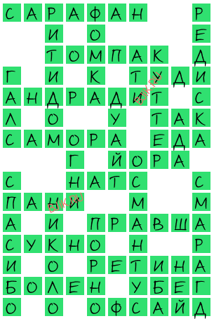 сканворд 18964