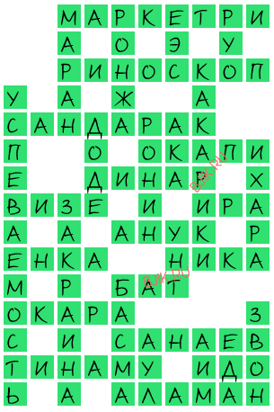 сканворд 19190
