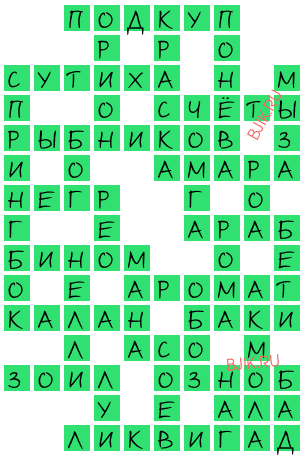 сканворд 19198
