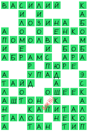сканворд 19233