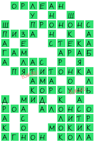 сканворд 19234