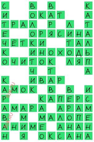 сканворд 19260