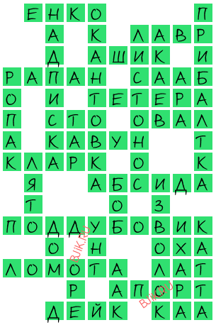 сканворд 19265