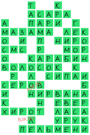 сканворд 19304