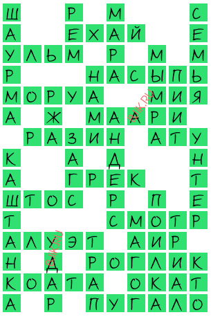 сканворд 19319