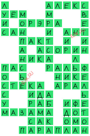 сканворд 19333