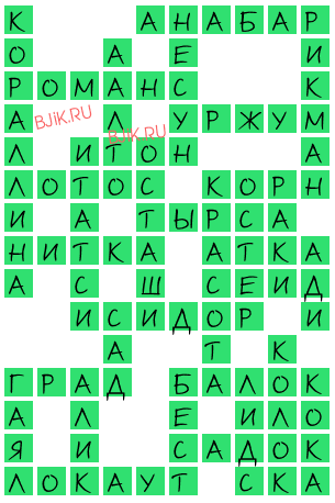 сканворд 19339