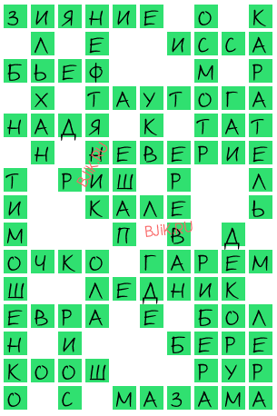 сканворд 19405