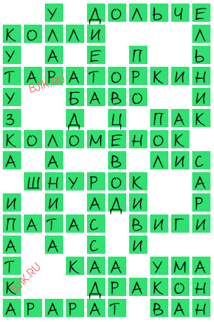 сканворд 19412