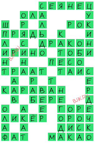 сканворд 19414