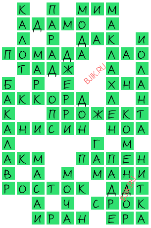 сканворд 19477