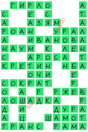 сканворд 19482