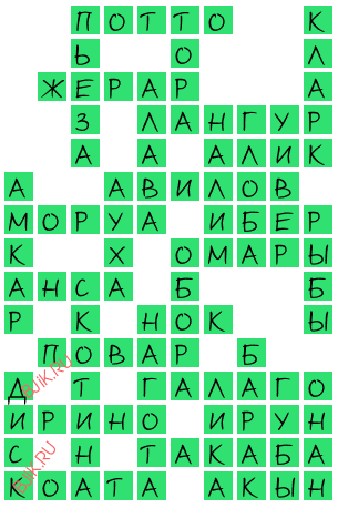 сканворд 19497