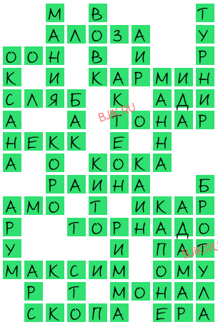 сканворд 19509