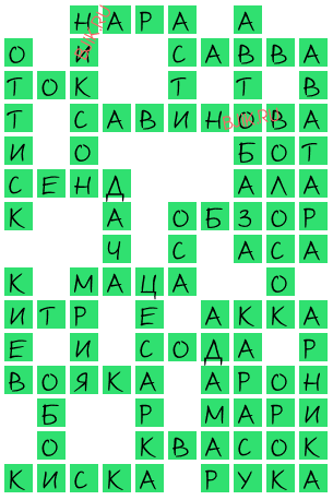 сканворд 19544
