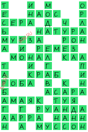 сканворд 19558