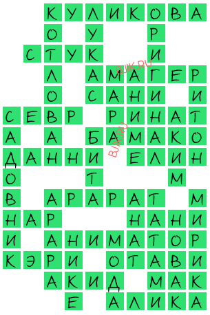 сканворд 19584