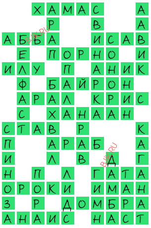 сканворд 19617