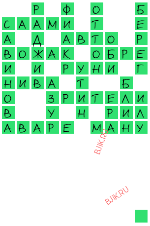 сканворд 19622
