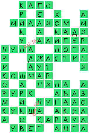 сканворд 19624
