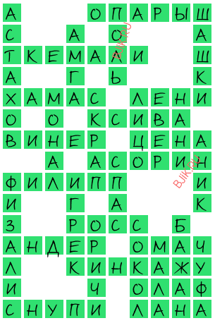 сканворд 19627