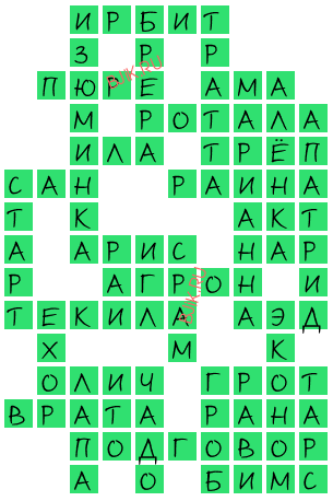 сканворд 19644