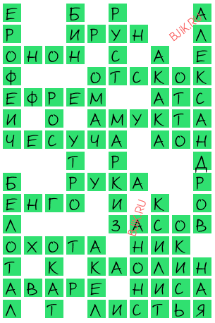 сканворд 19656