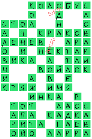 сканворд 19679