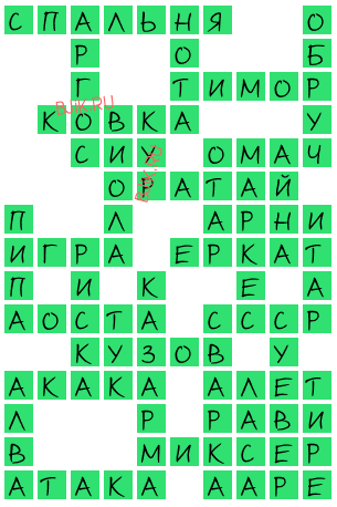 сканворд 19682