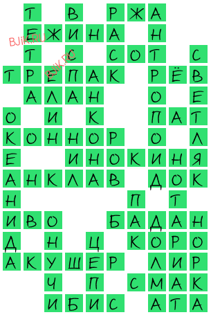 сканворд 19695