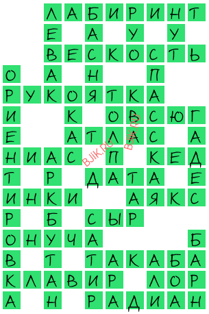 сканворд 19722