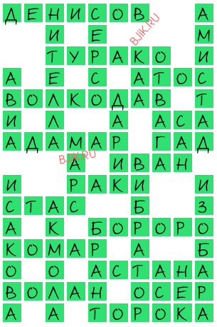 сканворд 19735