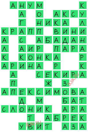 сканворд 19747