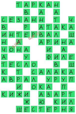 сканворд 19772