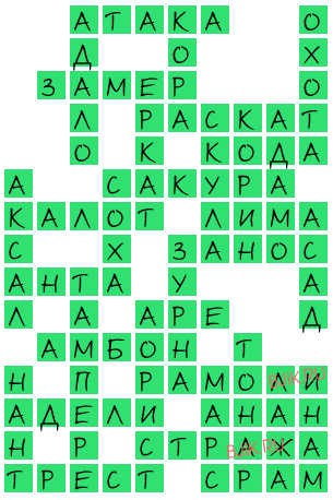 сканворд 19811