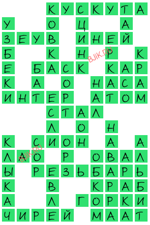 сканворд 19840