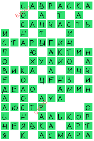 сканворд 19851