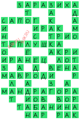 сканворд 19864