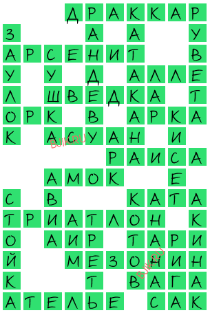 сканворд 19881